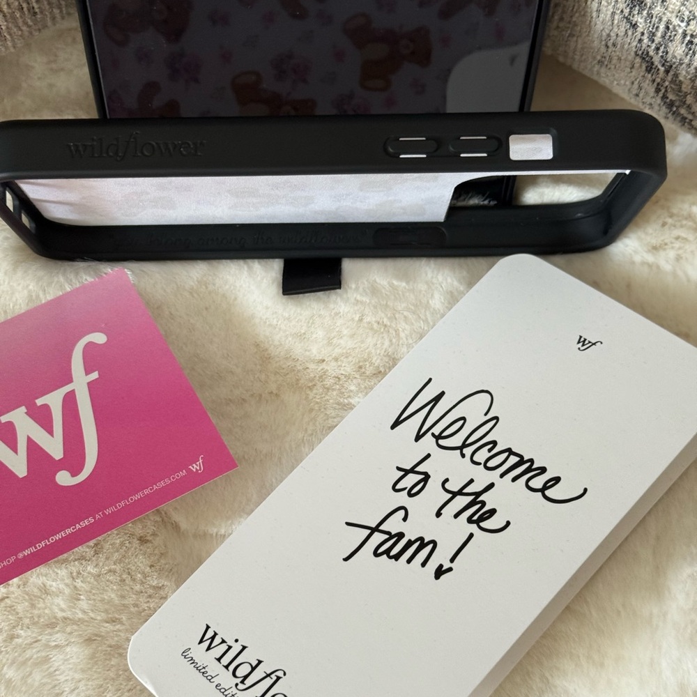 🌷Wildflower Pink Bear-y Ballet iPhone 14 Pro Max Pink Phone Case - Picture 6 of 9